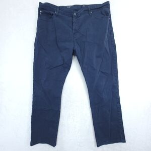 Adriano Goldschmied Mens 40x32 (30x28) Blue AG The Everett Slim Straight Chino